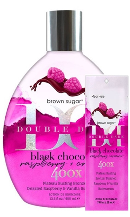Double Dark Chocolate Raspberry Cream Bronzer - Buy 1 Btl Get 2 Pkts FREE - Tan Incorporated