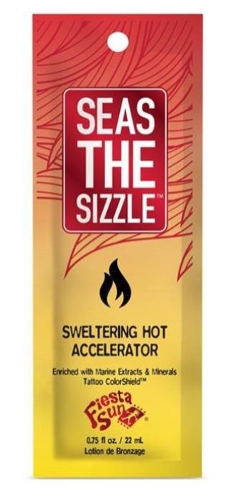 SEAS THE SIZZLE TINGLE - Pkt - Tanning Lotion By Fiesta Sun