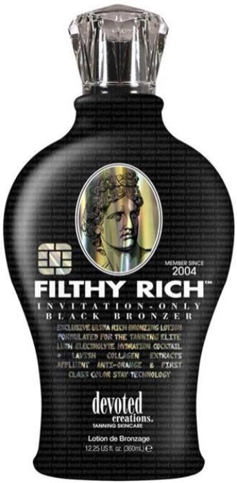 FILTHY RICH BLACK BRONZER - Btl - Tanning Lotion By Devoted Creations