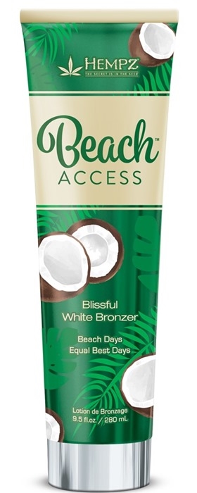 Beach Access White DHA Bronzer - Btl - Tanning Lotion By Hempz