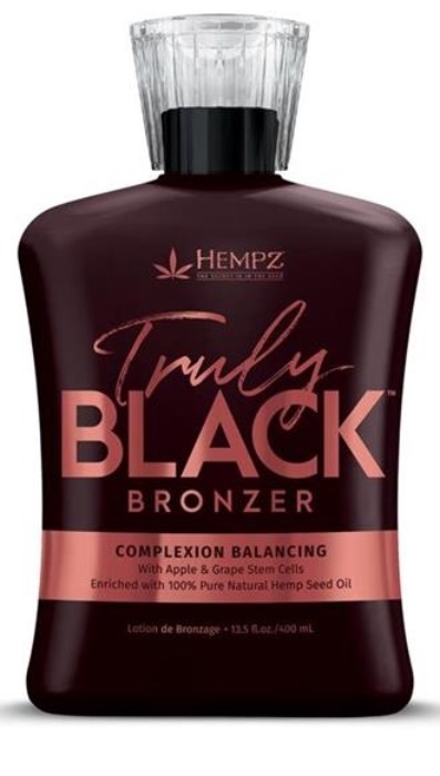 TRULY BLACK BRONZER - Btl - Tanning Lotion By Hempz