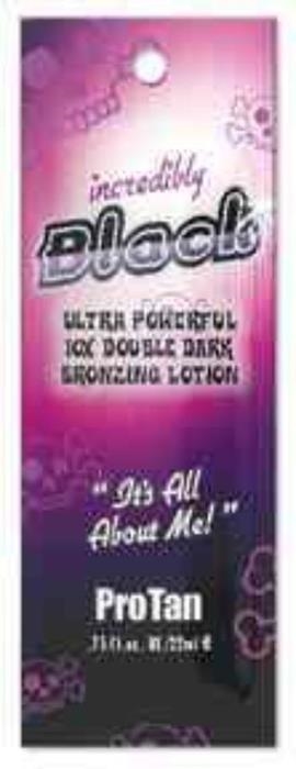 INCREDIBLY BLACK - Pkt - Tanning Lotion By ProTan