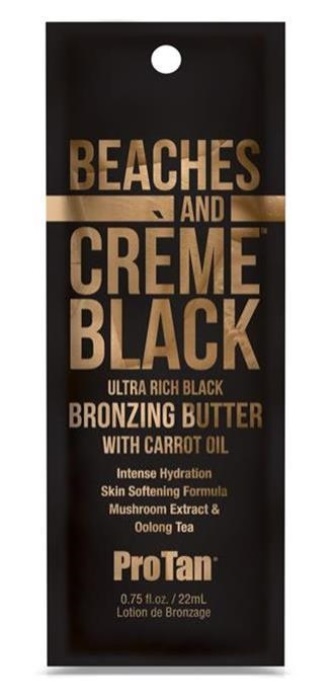 BEACHES & CREME BLACK BRONZER - Pkt - Tanning Lotion By ProTan