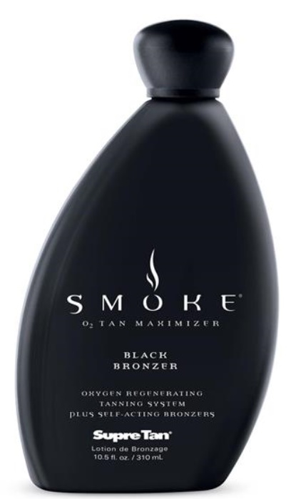 SMOKE BLACK BRONZER Tanning Lotion By Supre - Bottle