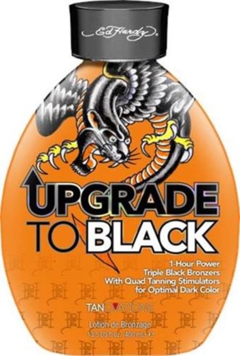 UPGRADE TO BLACK - Btl - Tanning Lotion By Ed Hardy - Click Image to Close