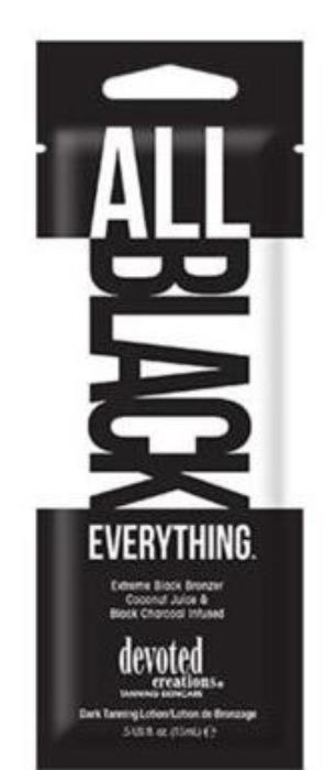 All Black Everything Bronzer - Pkt - Tanning Lotion By Devoted Creations