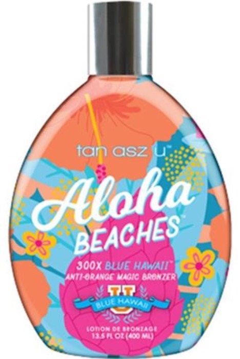 ALOHA BEACHES BRONZER - Buy 1 Btl Get 2 Pkts FREE - Tanning Lotion By Tan Inc