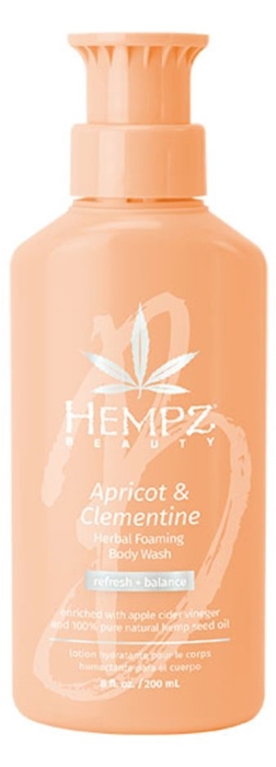 APRICOT & CLEMENTINE BODY WASH - Btl - Hempz Skin Care By Supre