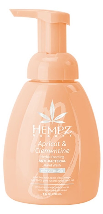 APRICOT & CLEMENTINE HAND WASH - Btl - Hempz Skin Care By Supre