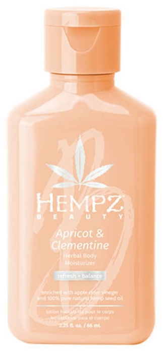APRICOT & CLEMENTINE MOISTURIZER - Mini - Hempz Skin Care By Supre