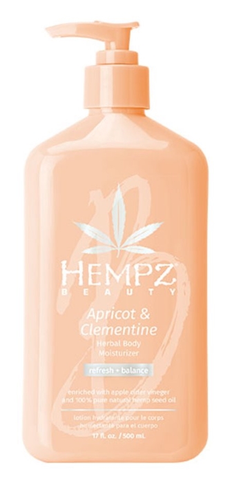 APRICOT & CLEMENTINE MOISTURIZER - Btl - Hempz Skin Care By Supre