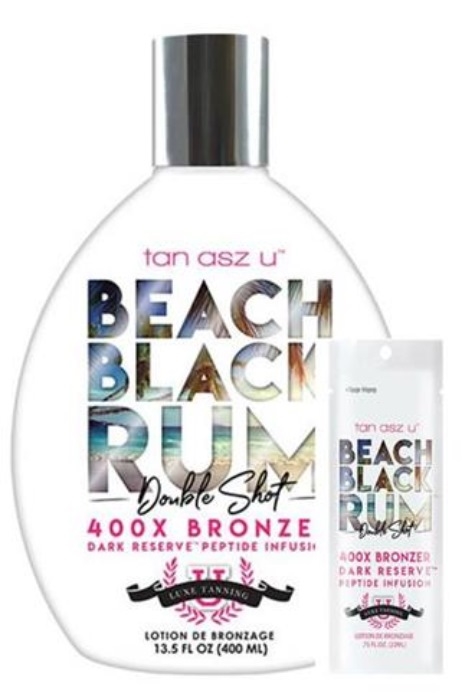Beach Black Rum - Buy 1 Btl Get 2 Pkts FREE - Tanning Lotion By Tan Inc