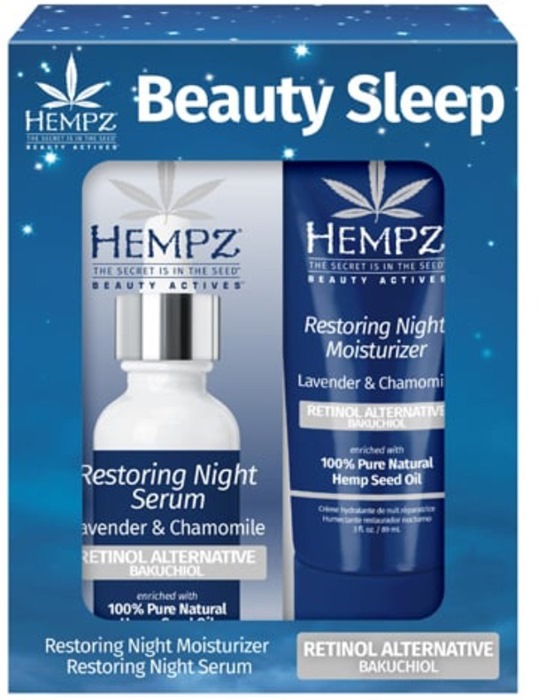 BEAUTY SLEEP LAVENDER & CHAMOMILE NIGHTTIME Kit - PrePack - Hempz Skin Care By Supre