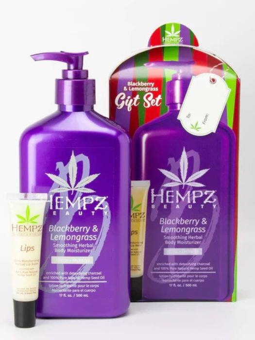 Blackberry & Lemongrass Gift Set - PrePack - Hempz Skin Care By Supre