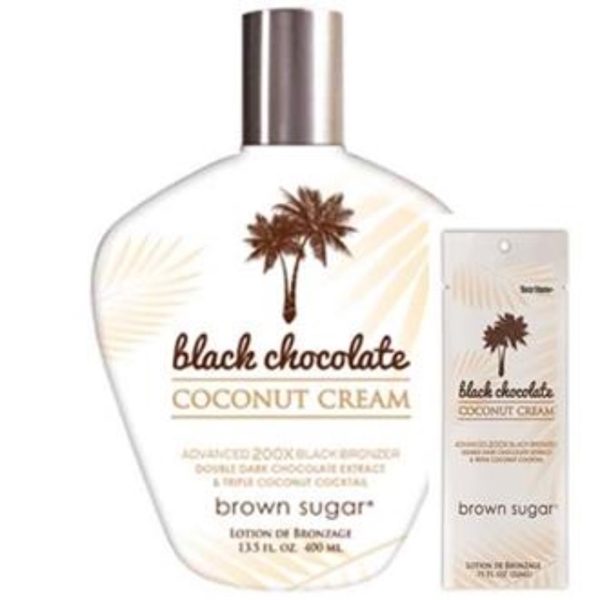 Black Chocolate Coconut - Buy 1 Btl Get 2 Pkts FREE - Tanning Lotion By Tan Inc