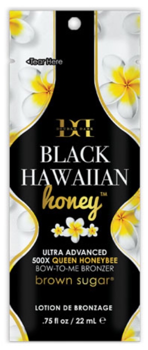 Black Hawaiian Honey Double Dark Bronzer Tanning Lotion - Packet - Tan Inc