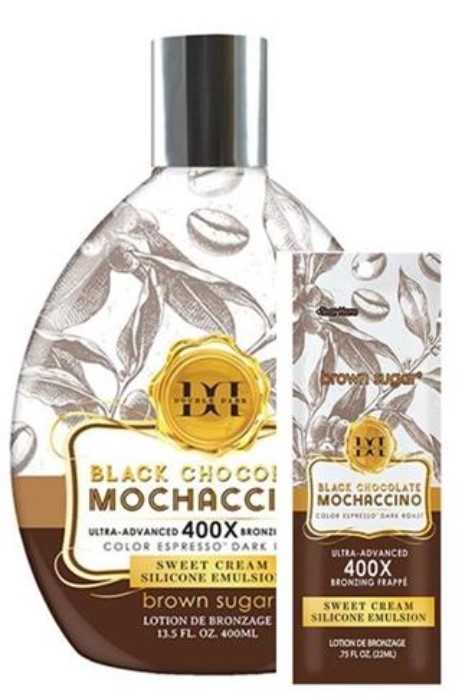 Black Chocolate Double Dark Mochaccino - Buy 1 Btl Get 2 Pkts FREE - Tanning Lotion By Tan Inc