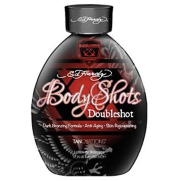Body DoubleShot - Bottle - Tanning Lotion By Ed Hardy