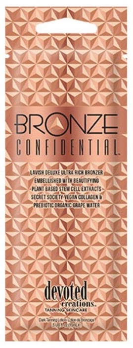 Bronze Confidential Bronzer - Pkt - Tanning Lotion By Devoted Creations