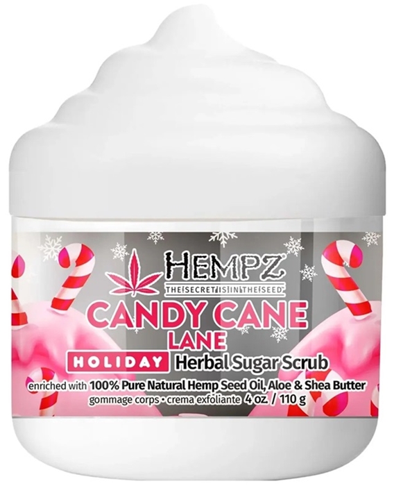 CANDY CANE LANE BODY SCRUB - Jar - Hempz Skin Care By Supre