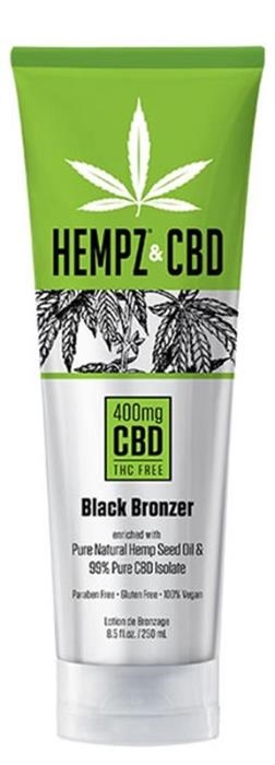 Hempz & CBD Black Bronzer - Btl - Tanning Lotion By Hempz