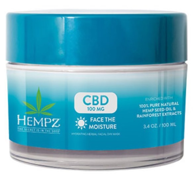CBD 100MG FACIAL DAY MASK - Jar - Hempz Skin Care By Supre