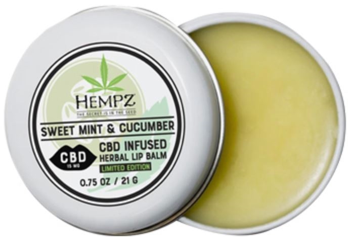 SWEET MINT & CUCUMBER CBD LIP BALM - Tin - Skin Care By Supre