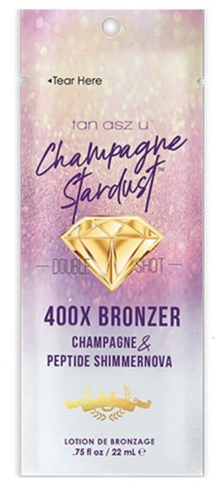 Double Shot Champagne Stardust Bronzer - Pkt - Tan Incorporated