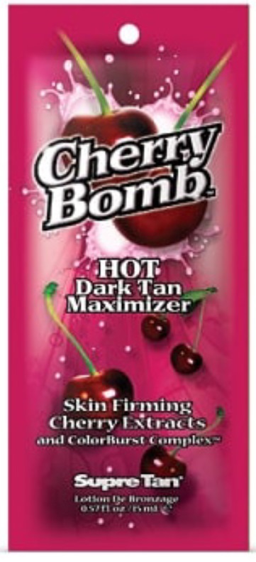 CHERRY BOMB - Pkt - Tanning Lotion By Supre - Click Image to Close