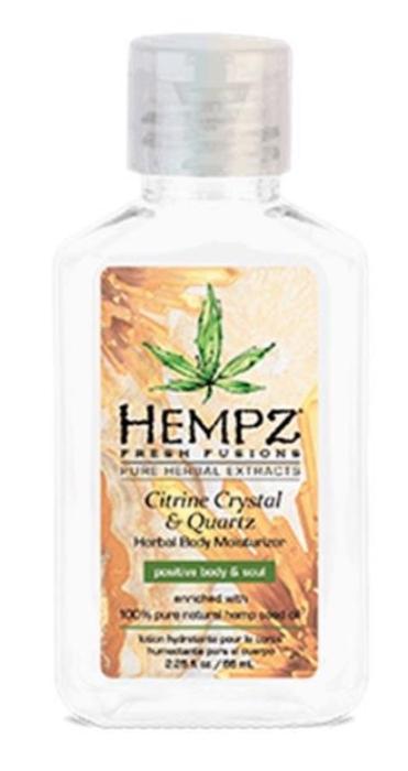 CITRINE CRYSTAL & QUARTZ MOISTURIZER - Mini - Hempz Skin Care By Supre