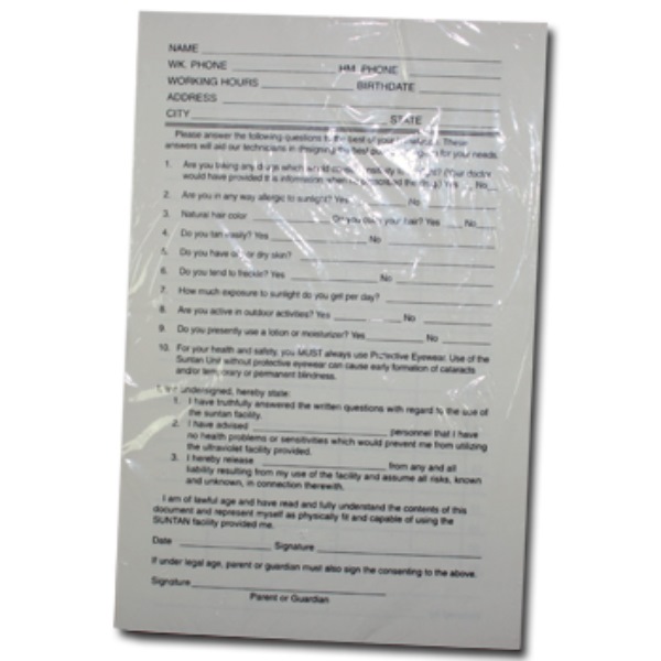 CLIENT RECORD CARD REFILL (100pk)