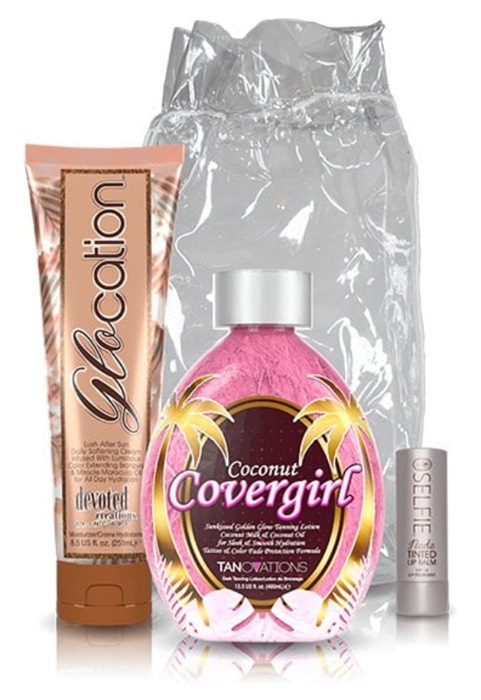 COCONUT COVERGIRL PLUS GLOCATION MOISTURIZER & SELFIE LIP BALM - PrePack - Tanning Lotion By Ed Hardy