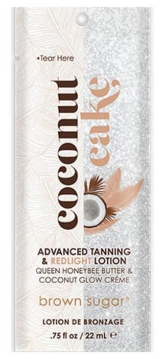 COCONUT CAKE ACCELERATOR & RED LIGHT LOTION - Pkt - Tanning Lotion By Tan Inc