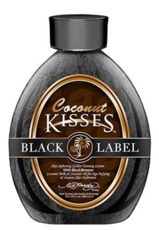 Coconut Kisses Black Bronzer Tanning Lotion By Ed Hardy - Bottle