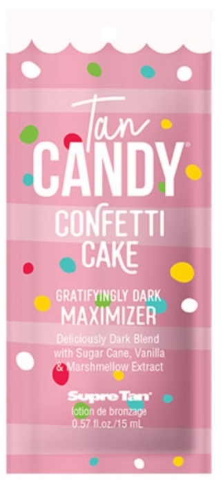 Tan Candy Confetti Cake Maximizer - Pkt - Tanning Lotion By Supre