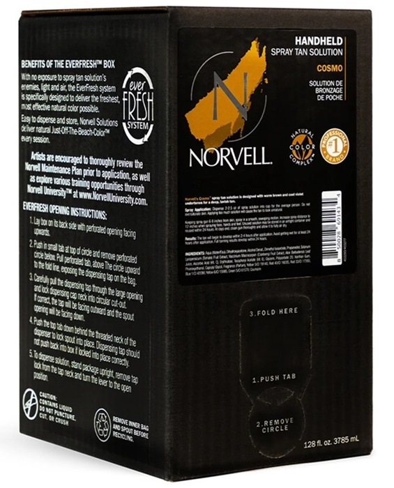 Cosmo - Gallon - Airbrush Spray Tan Solution By Norvell