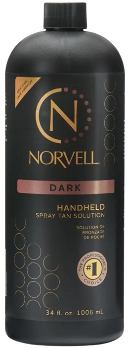 DARK BRONZING - 34oz Btl - Airbrush Spray Tan Solution By Norvell