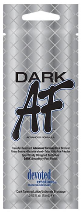 DARK AF - Pkt - Tanning Lotion By Devoted Creations
