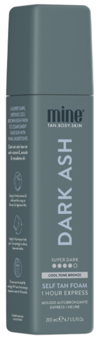 Dark Ash Self Tan Foam By Minetan - Bottle