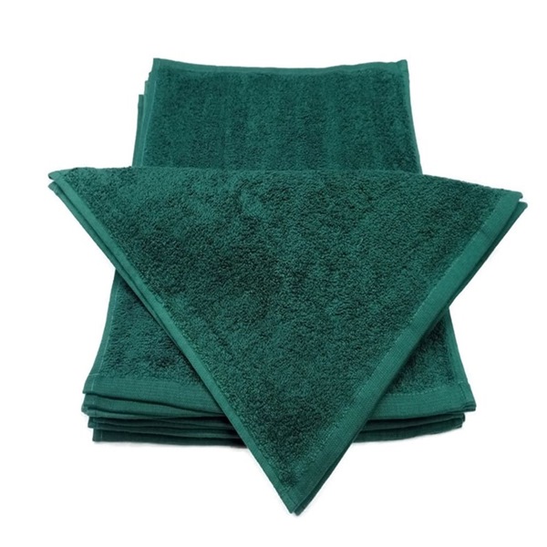 Dark Green Bleach Safe Salon Towels - Dozen