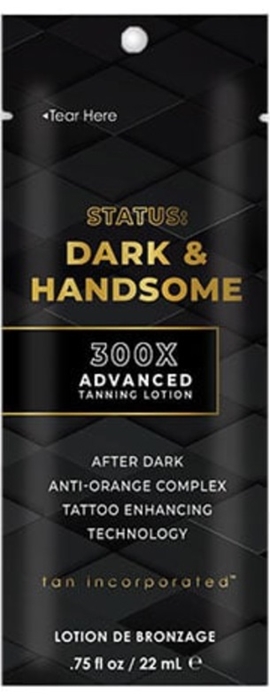 STATUS DARK & HANDSOME BRONZING LOTION - Pkt - Tanning Lotion By Tan Inc