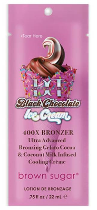 DOUBLE DARK CHOCOLATE ICE CREAM BRONZER - Pkt - Tanning Lotion By Tan Inc