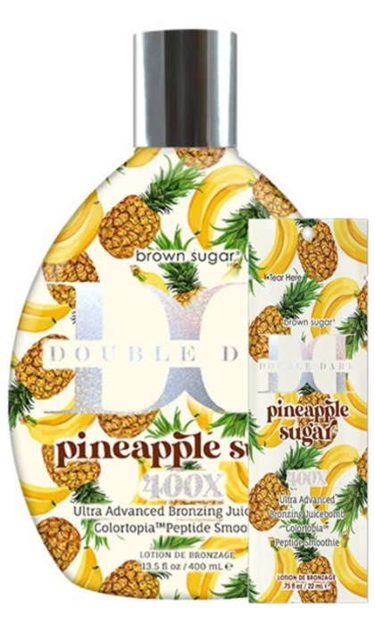 Double Dark Chocolate Pineapple Sugar Bronzer - Buy 1 Btl Get 2 Pkts FREE - Tan Incorporated