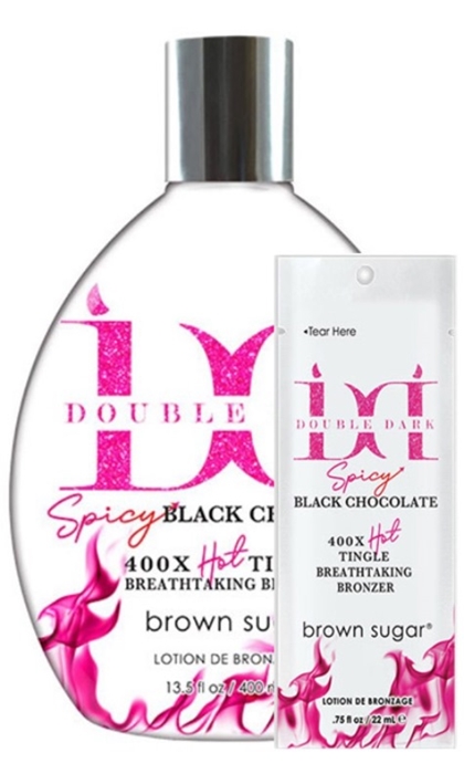 Double Dark Spicy Black Chocolate Bronzer - Buy 1 Btl Get 2 Pkts FREE - Tan Incorporated