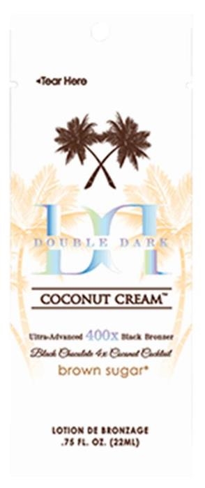 DOUBLE DARK COCONUT CREAM - Pkt - Tanning Lotion By Tan Inc