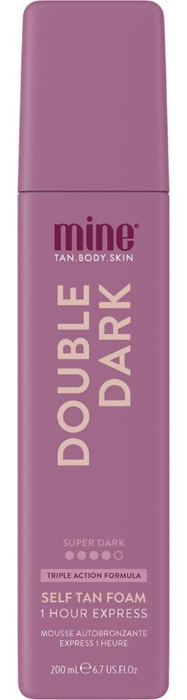 Double Dark Self Tan Mousee By Minetan - Bottle