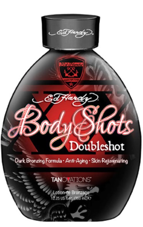 Body DoubleShot - Bottle - Tanning Lotion By Ed Hardy