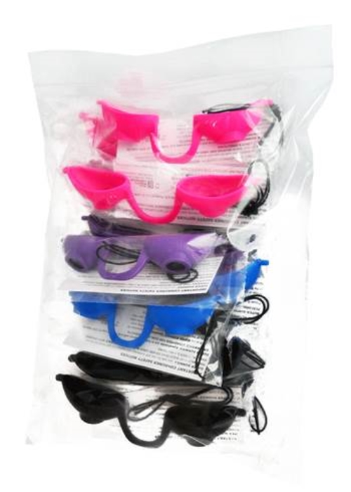 SUNNIES - EVO FLEX UV bagged Tanning Eyewear - Asst Colors - Dozen
