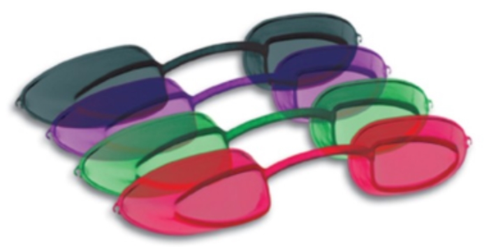 Eye Candy w/Strap UV Tanning Eyewear - Dozen Asst. Colors - Australian Gold