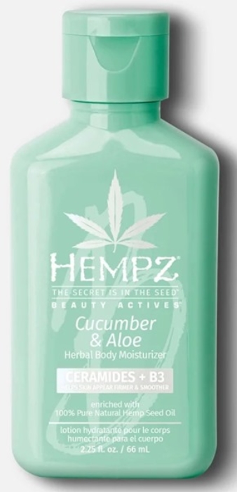 CUCUMBER ALOE & CERAMIDES B3 MOISTURIZER - Mini - Hempz Skin Care By Supre